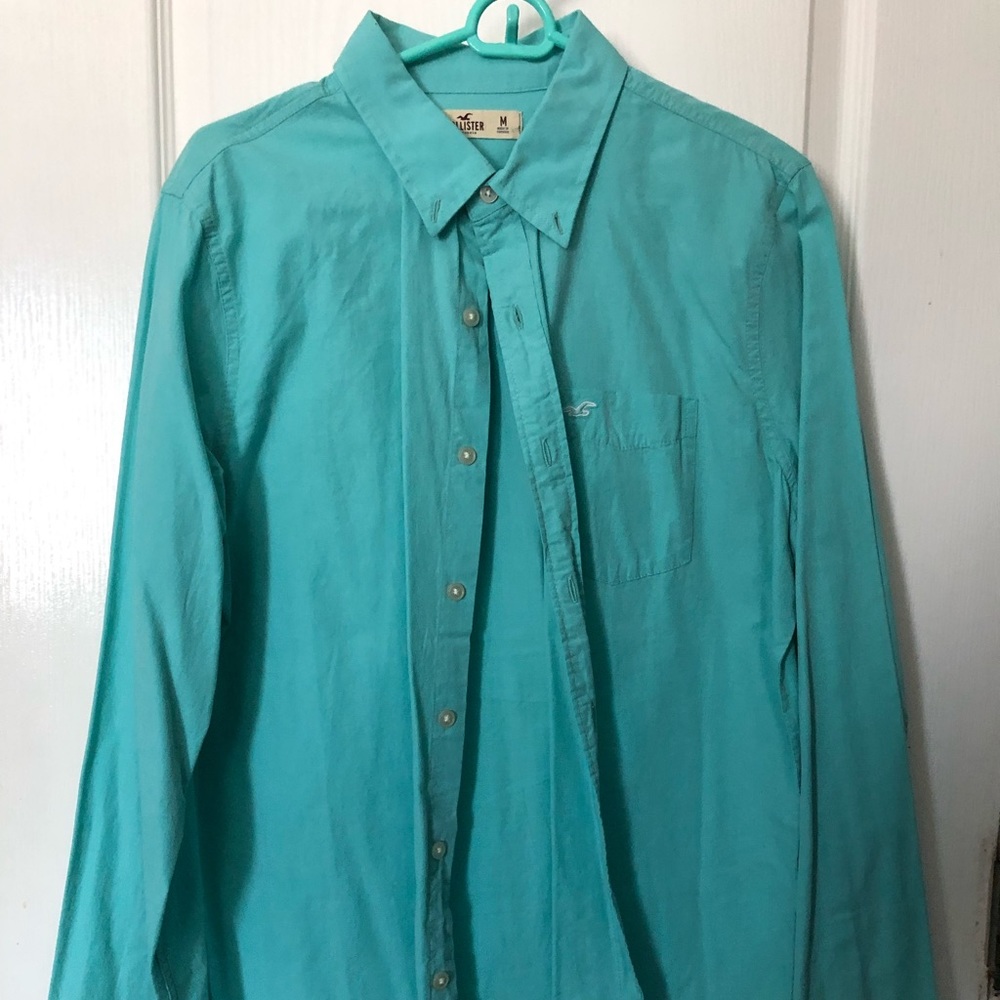 Teal Hollister Shirt